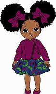Image result for Black Cartoon Girl Clip Art