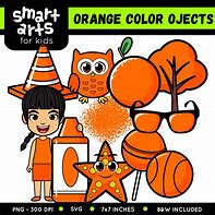 Image result for Orange Color Objects Clip Art