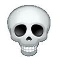 Image result for Skull. Emoji No Background