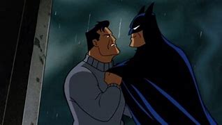 Image result for Superman and Batman Anime Sad