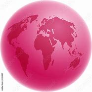 Image result for Pink World Globe