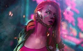 Image result for Pink Cyberpunk Girl
