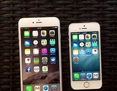 Image result for Size Comparison of iPhone 5S and 6s Plus