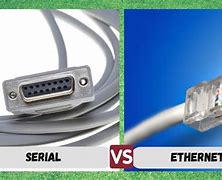 Image result for Serial vs Ethernet