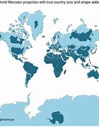 Image result for True Scale World Map