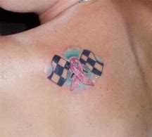 Image result for Racing Flag Tattoo Designs
