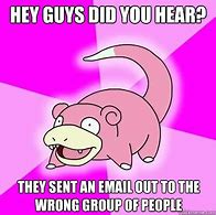 Image result for Wrong Group Email Meme