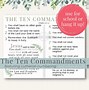 Image result for Ten Commandments Print Out