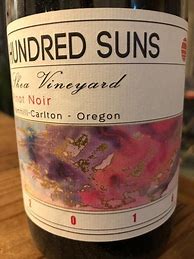 Image result for Hundred Suns Pinot Noir Shea