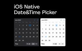 Image result for Date Picker in New iOS