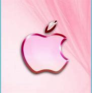 Image result for 3D Apple Logo Pink