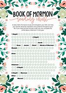 Image result for Book O Mormon Reading Sheets