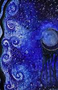 Image result for Galaxy Moon Art
