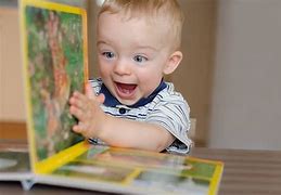 Image result for Toddlwer with Book