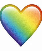 Image result for Rainbow Emoji iPhone Heart