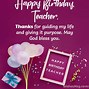 Image result for Happy Birthday Greetings for Teacher