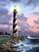 Image result for Thomas Kinkade Lighthouse Paintings
