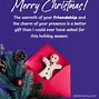 Image result for Christmas Messages for Special Friend