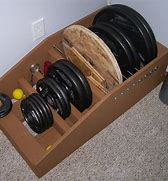 Image result for Homemade Weight Plate Rack