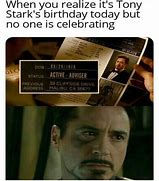 Image result for Tony Stark Birthday Meme