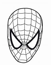 Image result for Spider-Man Face Drawing