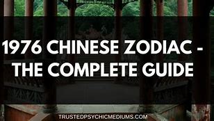 Image result for Chinese Zodiac 1976