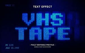 Image result for VHS Effect PSD