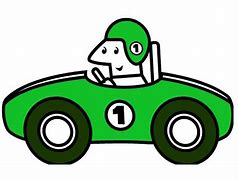 Image result for Green Race Car Clip Art