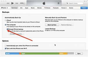 Image result for iPhone iTunes Backup Password