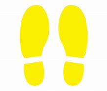 Image result for Yellow Shoe Print Black Outline