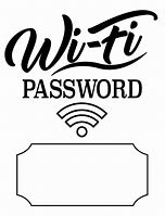 Image result for The Wi-Fi Password Is Sign