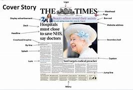 Image result for Newspaper Text Features
