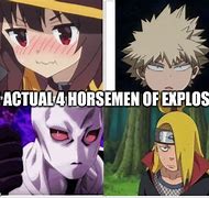 Image result for Four Horsemen Memes Naruto