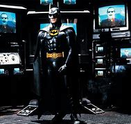 Image result for Michael Keaton Batman Batcave