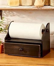 Image result for Wood Under the Counter Paper Towel Holder