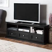 Image result for Black TV Cabinet with Drawers