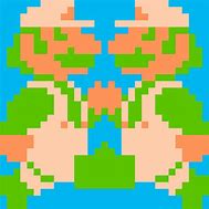Image result for 8-Bit Fire Luigi
