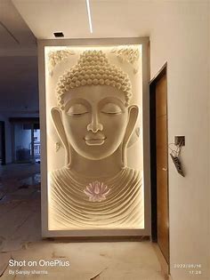 3d Buddha Wall Mural at Rs 650/sq ft | Buddha Mural in Hyderabad | ID: 2851503053888