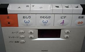 Image result for Japanese Toilet Control Panel