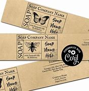 Image result for Free Editable Soap Label Template