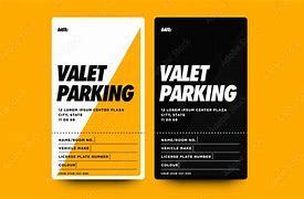 Image result for Valet Parking Card Design