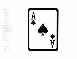 Image result for Ace of Spades SVG