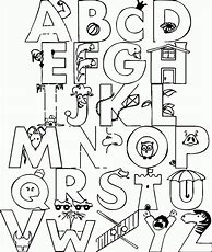 Image result for A-Z Alphabet Coloring Pages