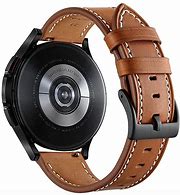 Image result for Notched and Curved End Samsung Galaxy Watch 6 Classic Leather Watch Band
