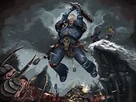 Image result for Warhammer 40K Fan Art Space Wolf