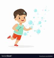 Image result for Boy Blowing Bubbles Clip Art