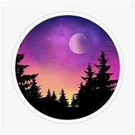 Image result for Moon Stickers Aesthetic