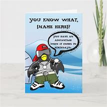 Image result for Funny Penguin Birthday Cards