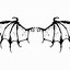 Image result for Small Bat Wings Drawing