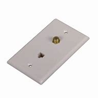 Image result for Phone and Cable Wall Plate
